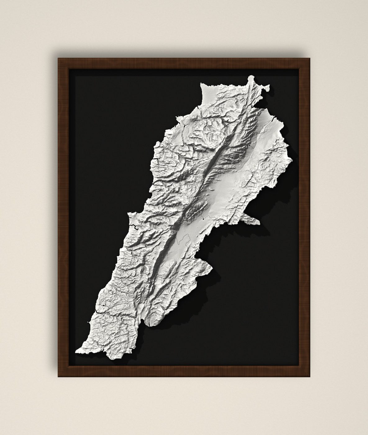 Edition 01, framed, seen from above